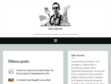 Tablet Screenshot of fabiosalvador.com.br